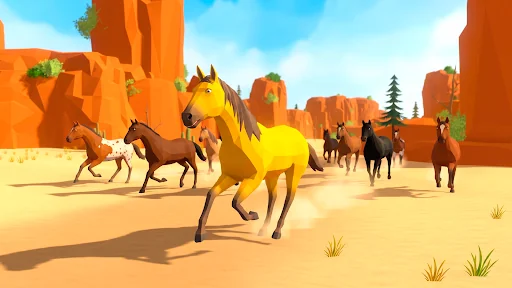 Wild Horse Simulator Family 3D