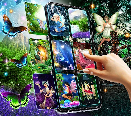 Magical forest live wallpaper screenshot 1