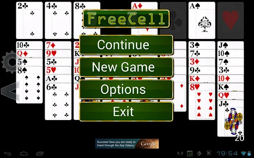 FreeCell Solitaire HD screenshot 2