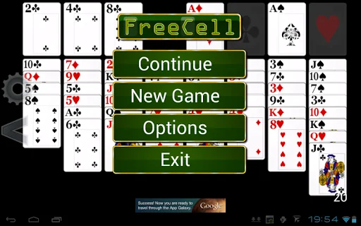 FreeCell Solitaire HD screenshot 4