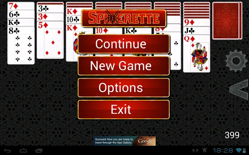 Spiderette Solitaire HD screenshot 4