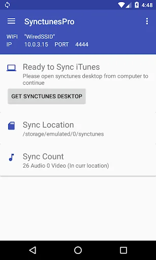 Synctunes: iTunes to android