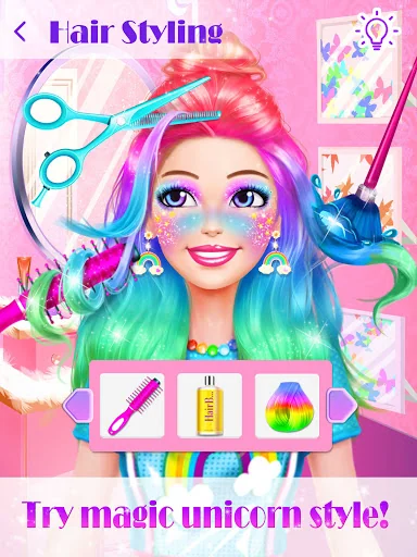Unicorn Makeup Dress Up Artist