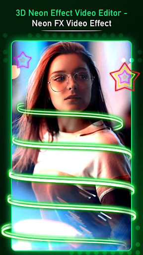 3D Neon FX Effect Video Editor