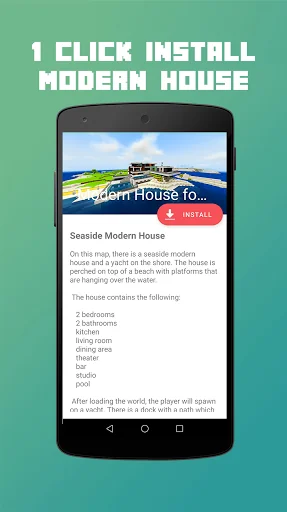 Modern House for MCPE