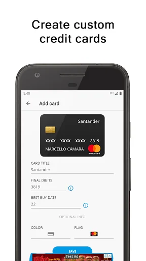 Credit Card Manager screenshot 2