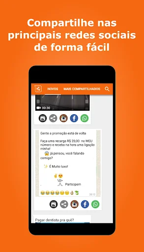 Vídeos e imagens para whatsapp