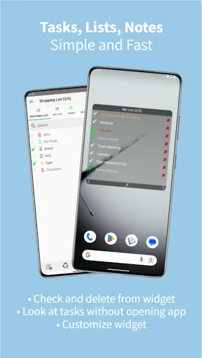 To Do Notes: Checklist Widget