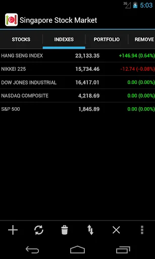 Singapore Stock Market screenshot 2
