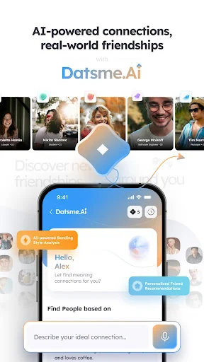 Datsme AI: Social Wellness App screenshot 2