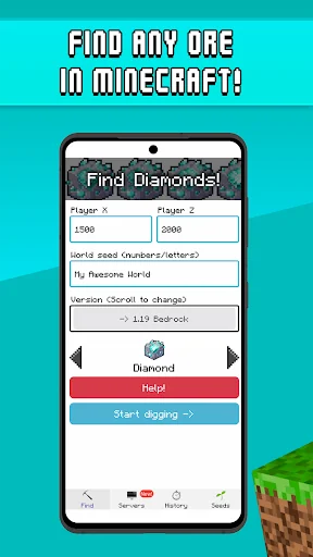 Find Diamonds!™ for Mine&craft