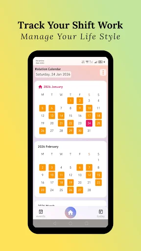 Rotation Calendar