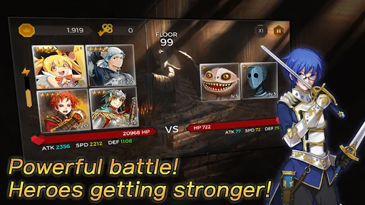 Secret Tower 500F (IDLE RPG) screenshot 3