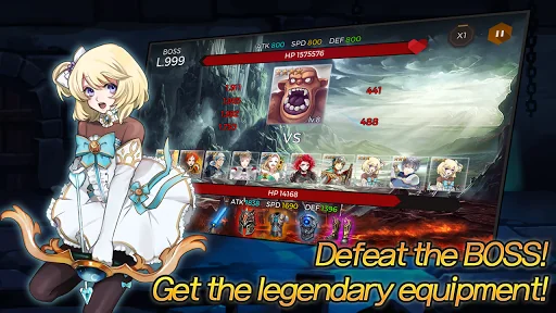 Secret Tower 500F (IDLE RPG) screenshot 4