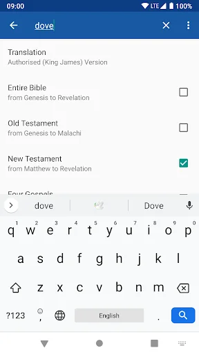 Dove Bible screenshot 4