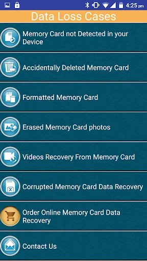 Memory Card Data Recovery Help screenshot 1