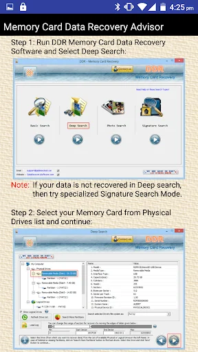 Memory Card Data Recovery Help screenshot 3