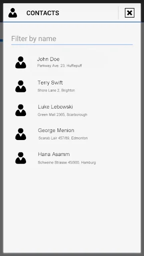 Contacts for Locus Map screenshot 3