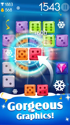 Jewel Story: Dice Merge Number screenshot 3
