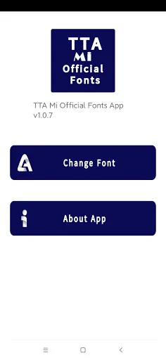 TTA Mi Official Myanmar Unicod screenshot 1