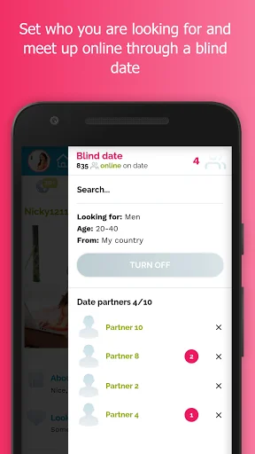 Blindr - Online blind date screenshot 2