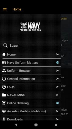 MyNavy UNIFORMS screenshot 1
