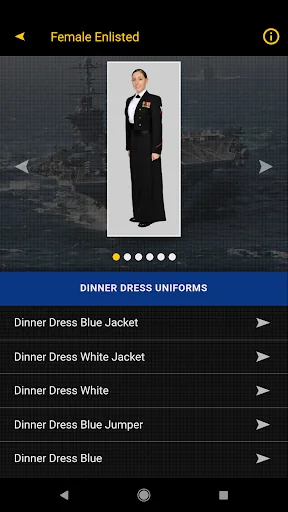 MyNavy UNIFORMS screenshot 2