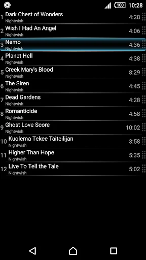 mMusic Mini Audio Player screenshot 2