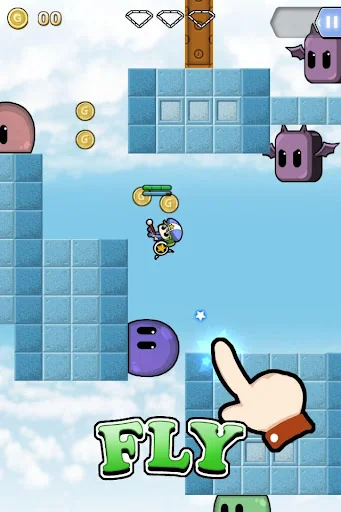 Miracle Fly - Platformer Flyin screenshot 1