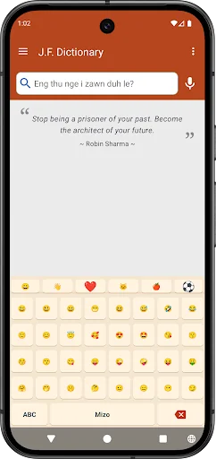 Mizo Keyboard LITE screenshot 2