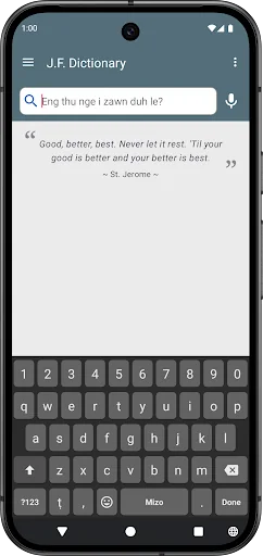 Mizo Keyboard LITE screenshot 3