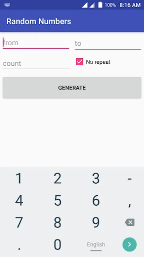 Random Numbers