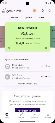 Gorivo.mk: Cena na nafta