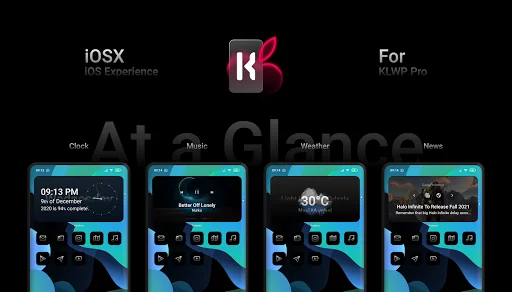 iOSX - iOS Experience for KLWP screenshot 1