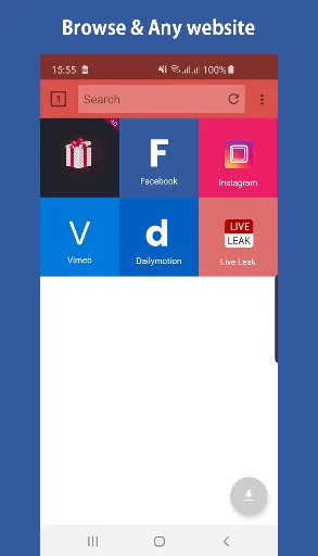 Video Downloader Pro & Browser screenshot 1