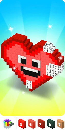 Voxly: 3D Color by Number. screenshot 4