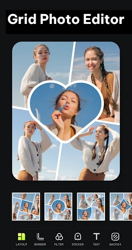 Photo Collage Video Quick Grid screenshot 1