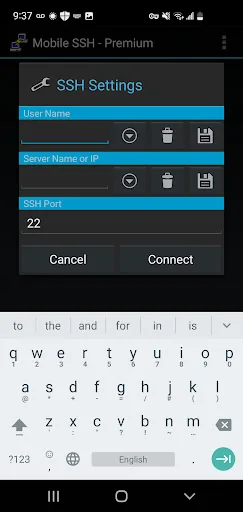 Mobile SSH (Premium Version)