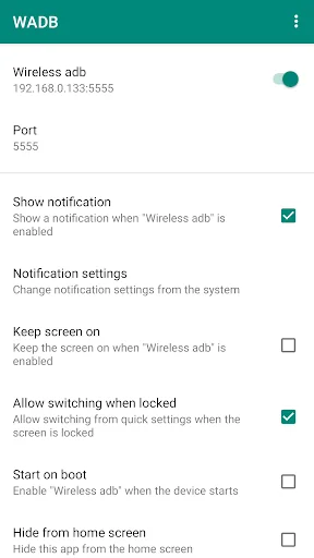 WADB - Wireless ADB enabler