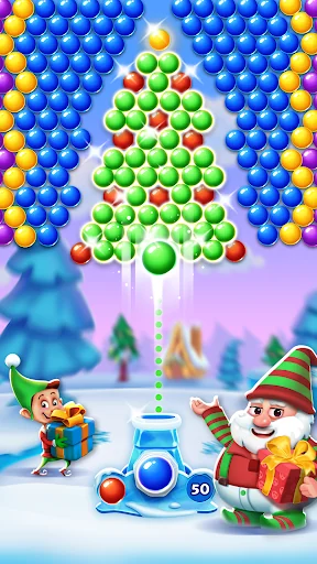 Christmas Games-Bubble Shooter screenshot 2