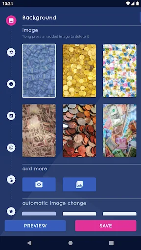 Flying Money Live Wallpaper