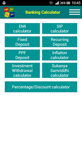 Banking Calculator screenshot 1