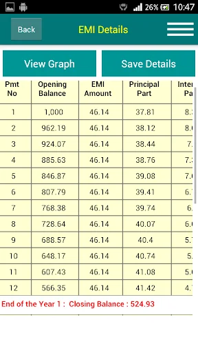Banking Calculator screenshot 3