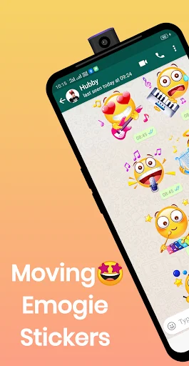 Moving Sticker - Cute Animated screenshot 1