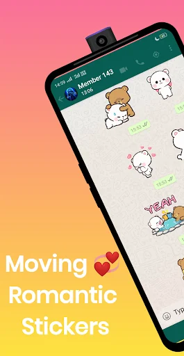 Moving Sticker - Cute Animated screenshot 3