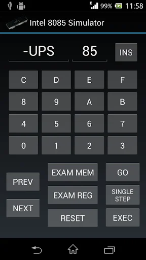 Intel 8085 Simulator