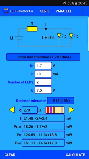 LED Resistor Calculator screenshot 2