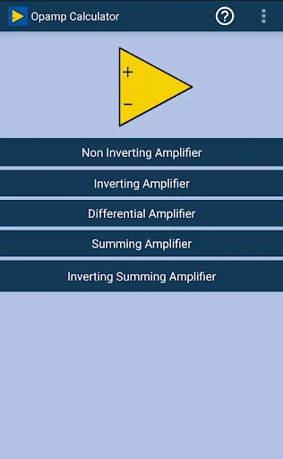 Opamp Calculator screenshot 1