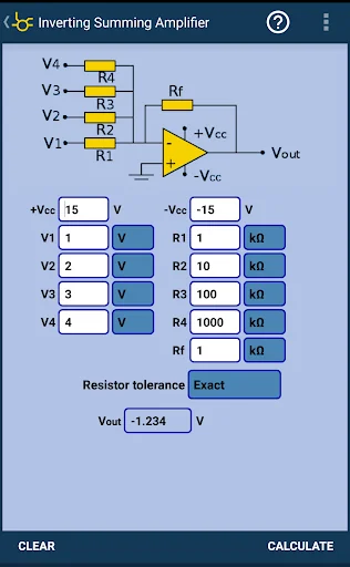 Opamp Calculator screenshot 4