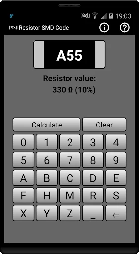 Resistor SMD code calculator